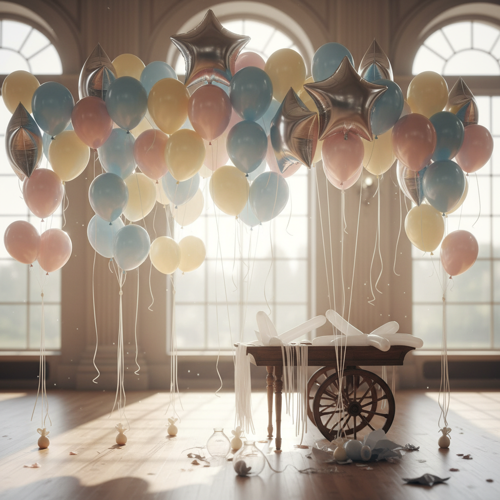 Feestelijke sferen creeren met ballonnen